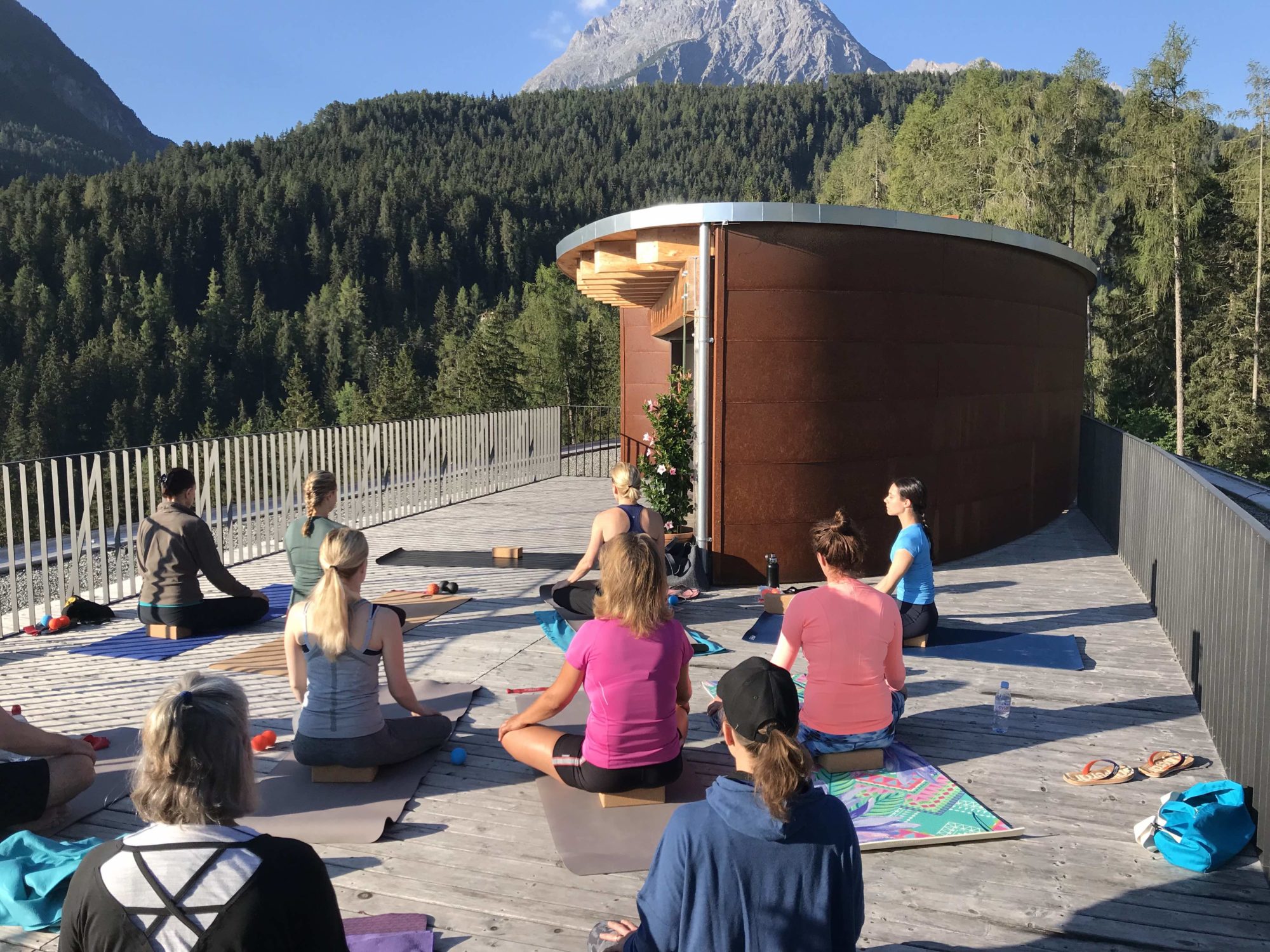 yoga retreat swiss alps