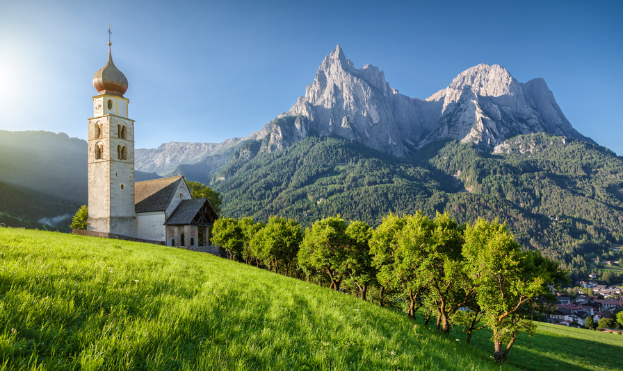 Seis am Schlern, Dolomites, South Tyrol, Italy